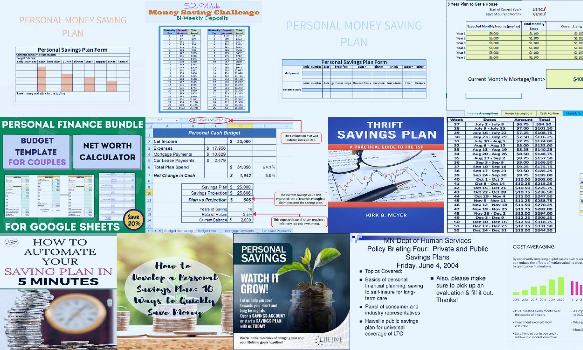 personal savings plan