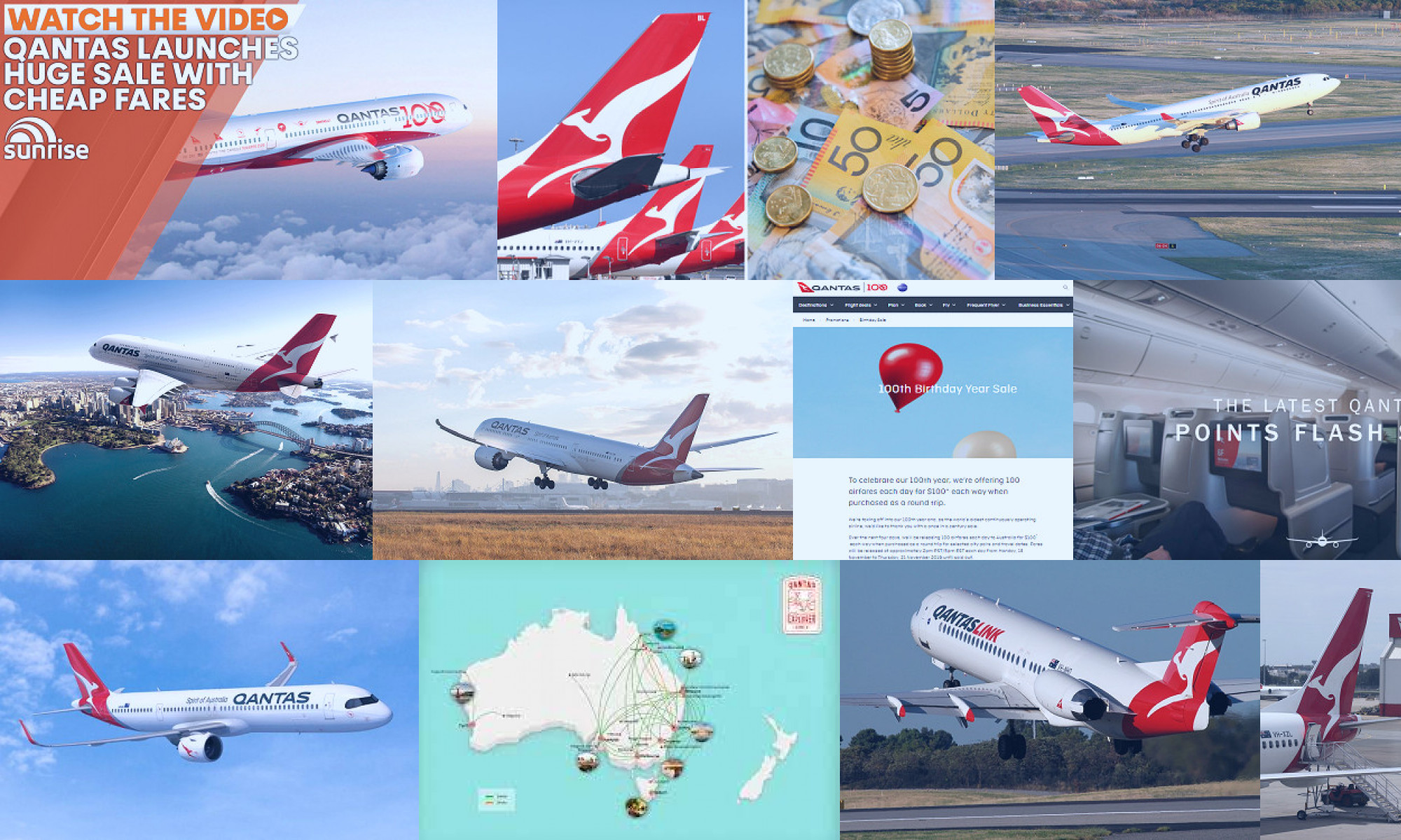 qantas sale fares