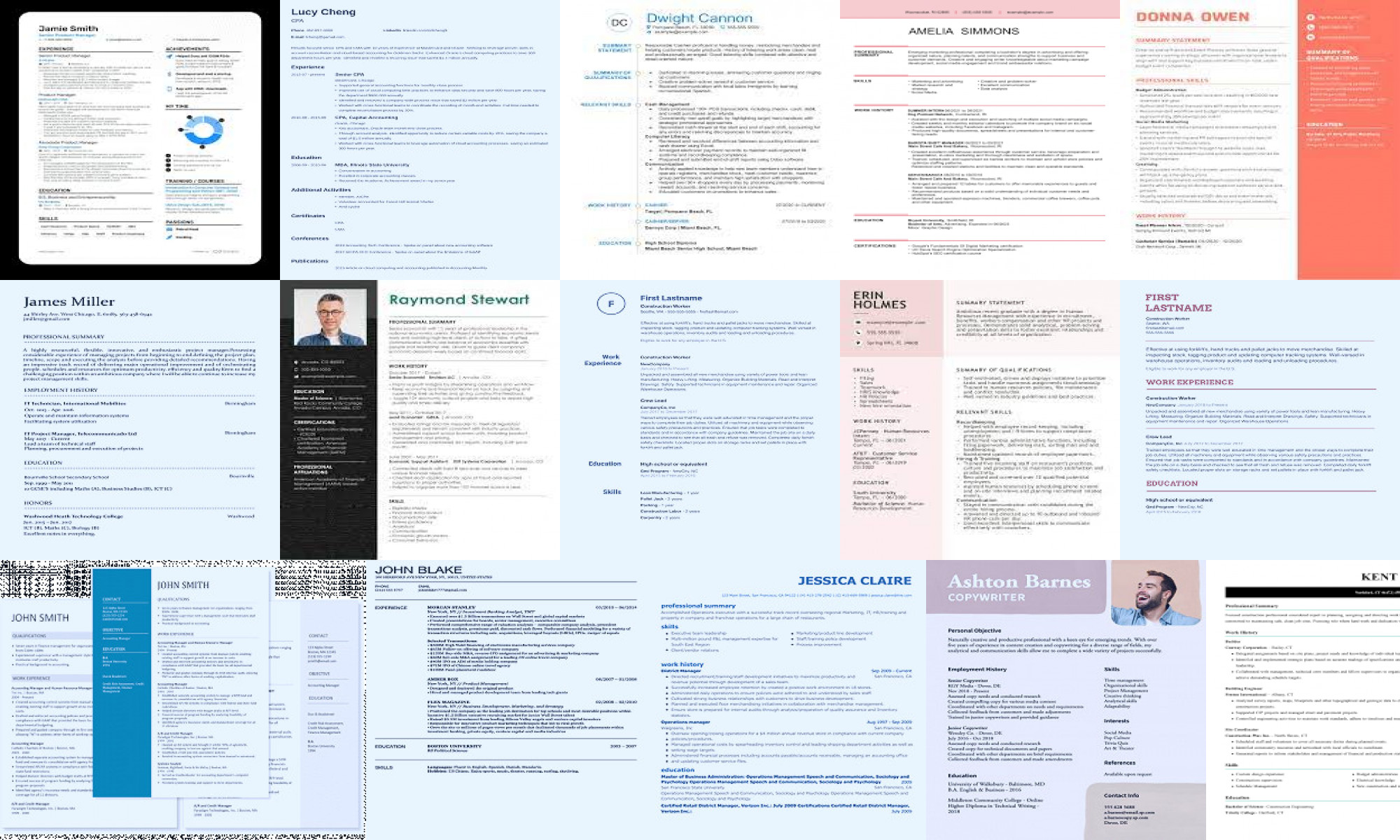 resume builder