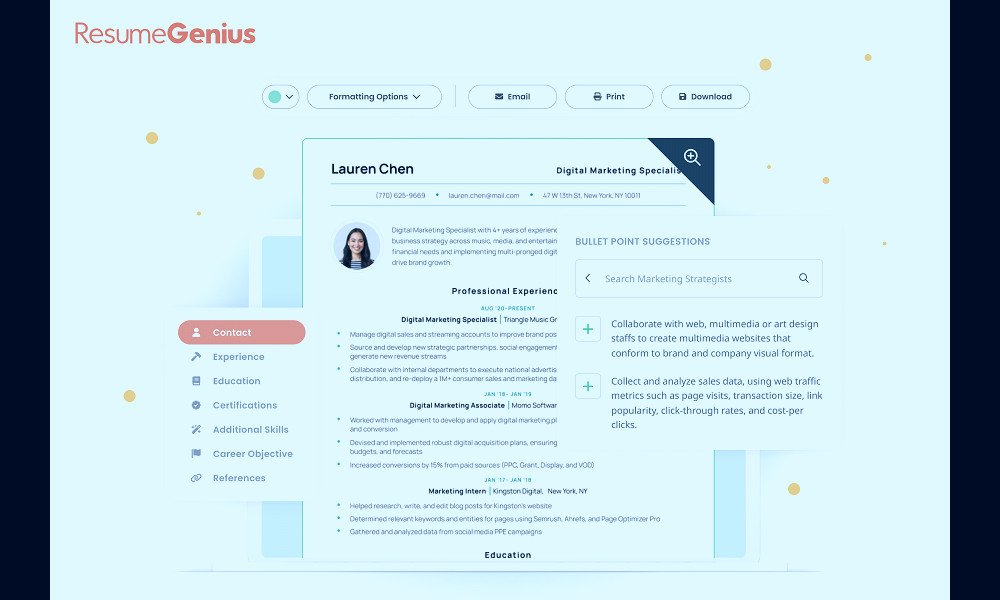 Resume Genius Launches New AI-Powered Resume Builder Software | Newswire