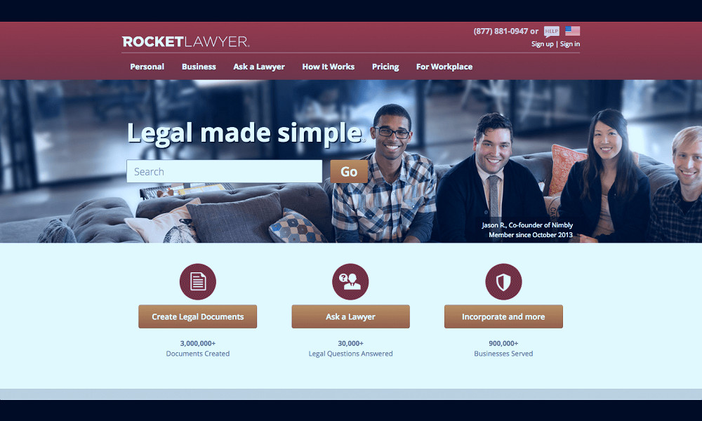 Rocket Lawyer | Startup Resources