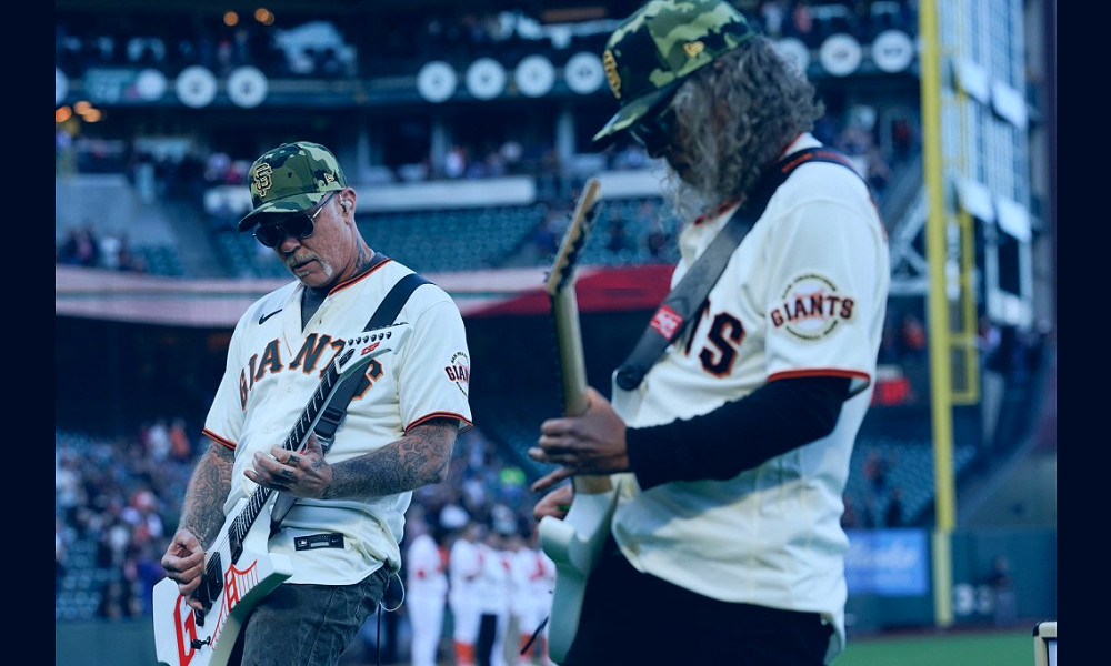 Watch Metallica Deliver National Anthem at San Francisco Giants Game –  Rolling Stone