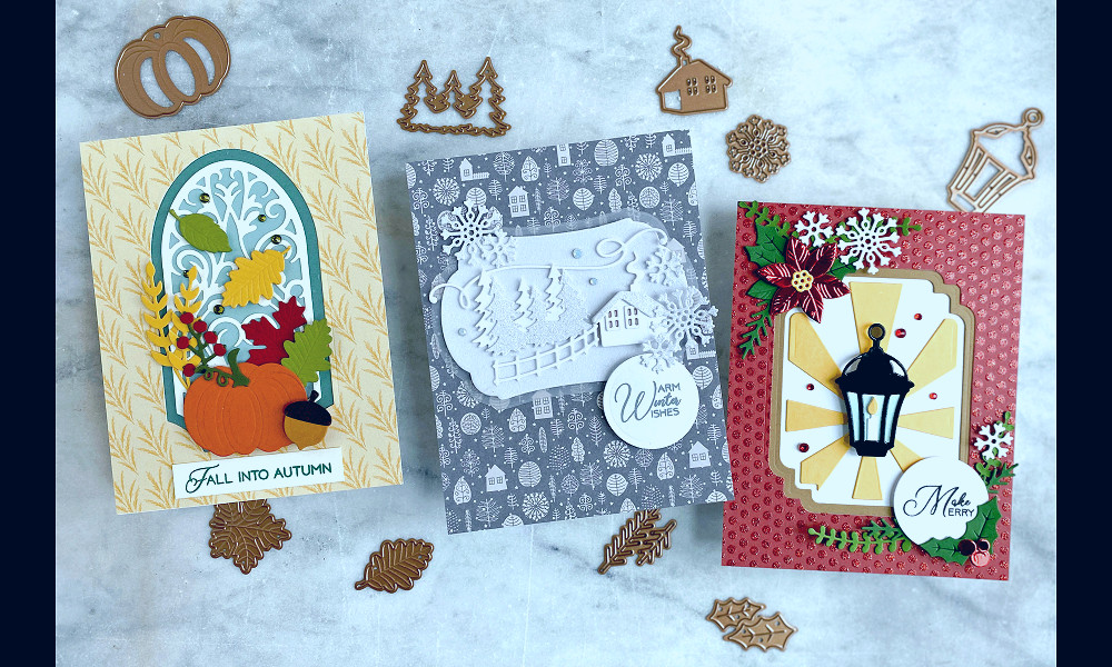 Die-Cutting Seasonal Projects with the Seasonal Label Motifs Collection -  Spellbinders Blog
