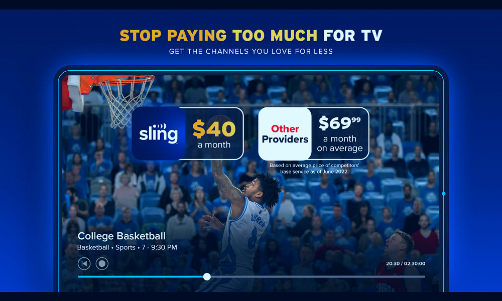 Sling TV: Live Sports, News, Shows + Freestream:Amazon.com:Appstore for  Android