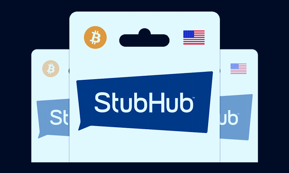 Buy StubHub Gift Card with Bitcoin, ETH or Crypto - Bitrefill