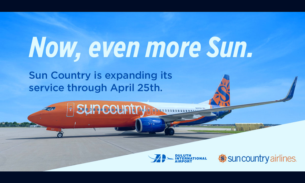 Sun Country Expands Service at Duluth International Airport - Duluth  International Airport
