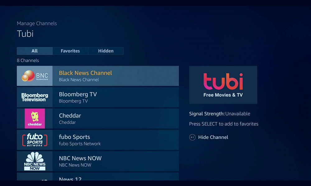Tubi now integrates into the Fire TV's Live Tab and Channel Guide with 8  Free channels | AFTVnews
