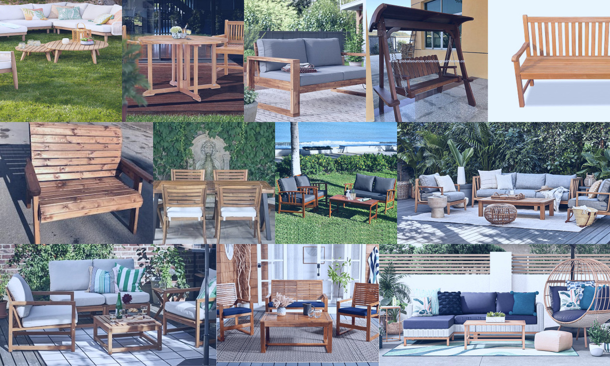 wooden garden furniture sale