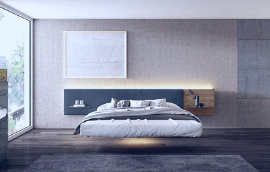 Floating beds: here is our selection of 5 modern designs : DesignWanted