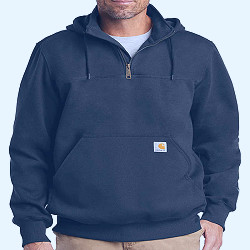 Custom Carhartt Rain Defender Paxton Heavyweight Quarter Zip Hoodie -  Screen Printed - Design Quarter Zip Pullover Sweatshirts Online at  CustomInk.com