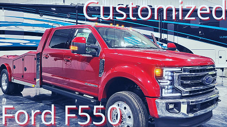 2022 Ford F550 84 CA 4x4 Crew Cab - YouTube