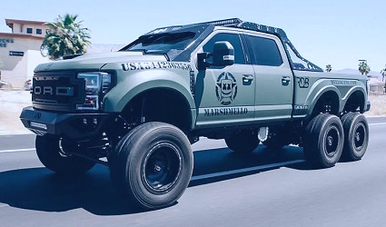 New look - Ford F550 6 × 6 Super Duty by DJ Marshmello