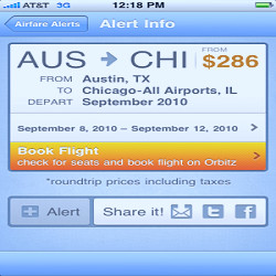 Mobiata partners with FareCompare for iPhone app featuring airfare rate  alerts