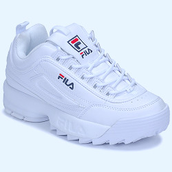Fila DISRUPTOR LOW WMN White - Free delivery | Spartoo NET ! - Shoes Low  top trainers Women USD/$108.50