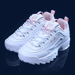 FILA Disruptor II 2 White Pink Shoes Running Unisex Size UK 3-9  FS1HTA1074X_WPK | eBay