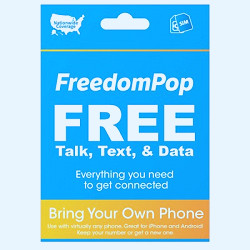 Freedompop Voice Sim Kit Starter Kit : Target