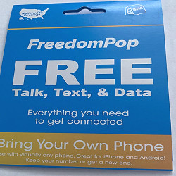New FreedomPop Bring Your Own Phone SIM Kit Free Wi-Fi Calling 25 Mb Data  Save | eBay