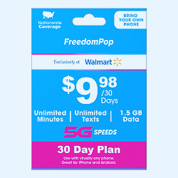 FreedomPop $9.98 e-PIN Top Up (Email Delivery) - Walmart.com