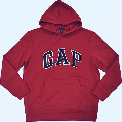 Amazon.com: GAP Mens Fleece Arch Logo Pullover Hoodie (Grey, X-Small) :  Sports & Outdoors