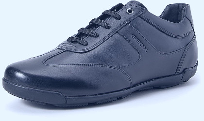 Amazon.com | Geox Men's Edgware Sneakers, Black, 39 M EU (6 US) | Fashion  Sneakers