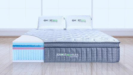 GhostBed 13-in Full Hybrid Memory Foam/Coil Blend Mattress in a Box in the  Mattresses department at Lowes.com