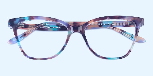 Poppy Cat Eye Multicolor Full-Frame Acetate Eyeglasses | GlassesShop