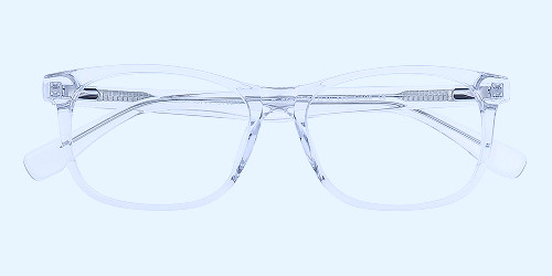 Milne Classic Wayframe Crystal Full-Frame Acetate Eyeglasses | GlassesShop