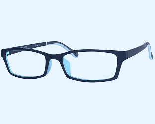 G4U H6006-3 Rectangle Eyeglasses 119018-c