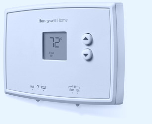 Honeywell Home RTH111B Electronic 24-Volt Non-Programmable Thermostat in  the Non-Programmable Thermostats department at Lowes.com