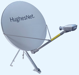HughesNet HT2000W .98m 2 watt Gen5 Jupiter Satellite Internet System  w/Mount & Cable - Houston Media Systems