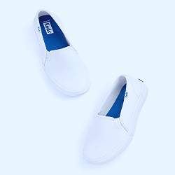 Keds® Double Decker Slip-On Sneakers - Leather | Talbots
