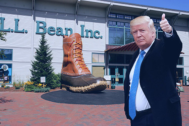 After L.L. Bean Boycott Controversy, Trump Tweets His Support for the  Company | Glamour