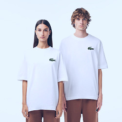 Unisex Loose Fit Large Crocodile Organic Cotton T-Shirt - Men's T-shirts -  New In 2023 | Lacoste