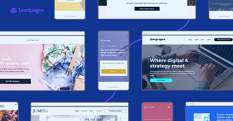 Website & Landing Page Template Gallery | Leadpages