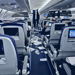 Pregnant passenger aboard Lufthansa flight that injured 7 describes 'Final  Destination situation' - ABC News