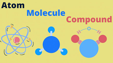 Difference between an Atom, a Molecule and a Compound - YouTube