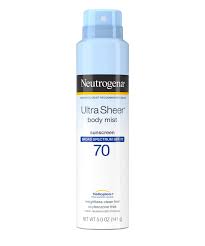 Ultra Sheer® Non-Comedogenic Body Sunscreen Mist SPF 70 | NEUTROGENA®