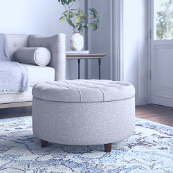Kelly Clarkson Home Parker Upholstered Storage Ottoman & Reviews | Wayfair
