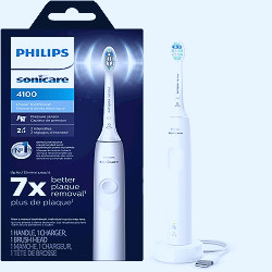 Amazon.com: PHILIPS Sonicare 4100 Power Toothbrush, Rechargeable Electric  Toothbrush with Pressure Sensor, White HX3681/23 : Health & Household