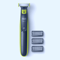 Amazon.com: Philips Norelco OneBlade Hybrid Electric Trimmer and Shaver,  Frustration Free Packaging, QP2520/90 : Beauty & Personal Care