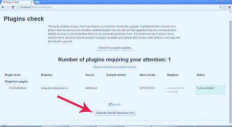Moodle 2 plugin for EDU plagiarism detection by Plagiarisma