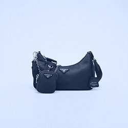 Black Prada Re-Edition 2005 Re-Nylon bag | Prada