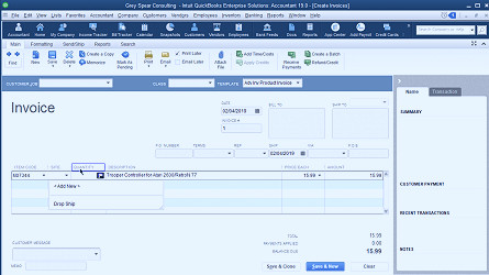Basic Invoicing in QuickBooks Desktop Enterprise – QuickBooks Data  Migrations & Data Conversions