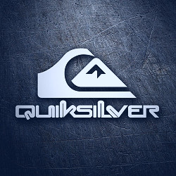 Sticker Quiksilver logo with letters | MuralDecal.com