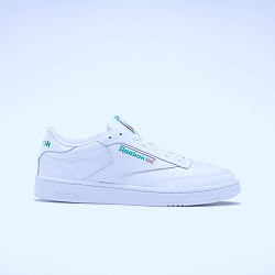Club C 85 Shoes - White / Green | Reebok