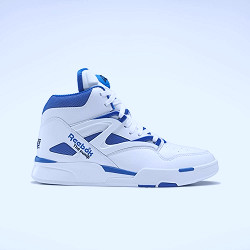 Pump Omni Zone II Men's Shoes - Ftwr White / Vector Blue / Core Black |  Reebok