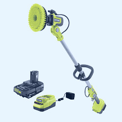 18V ONE+ SOAP DISPENSING TELESCOPING SCRUBBER KIT - RYOBI Tools