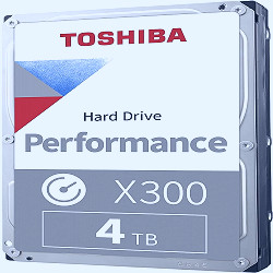 Amazon.com: Toshiba X300 4TB Performance & Gaming 3.5-Inch Internal Hard  Drive – CMR SATA 6 GB/s 7200 RPM 256 MB Cache - HDWR440XZSTA : Electronics