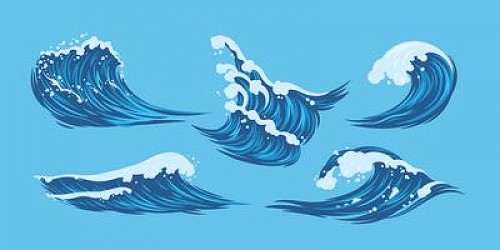 Ocean Waves Vector Art, Icons, and Graphics for Free Download