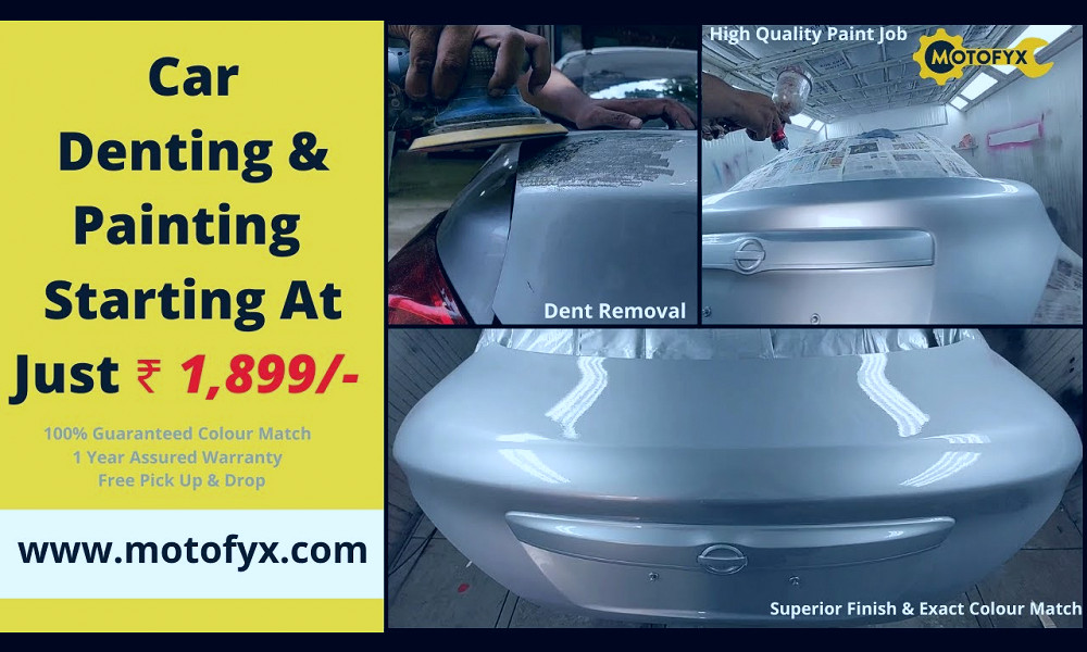 Car Dent Removal Service | Denting Painting Services Near Me - Motofyx